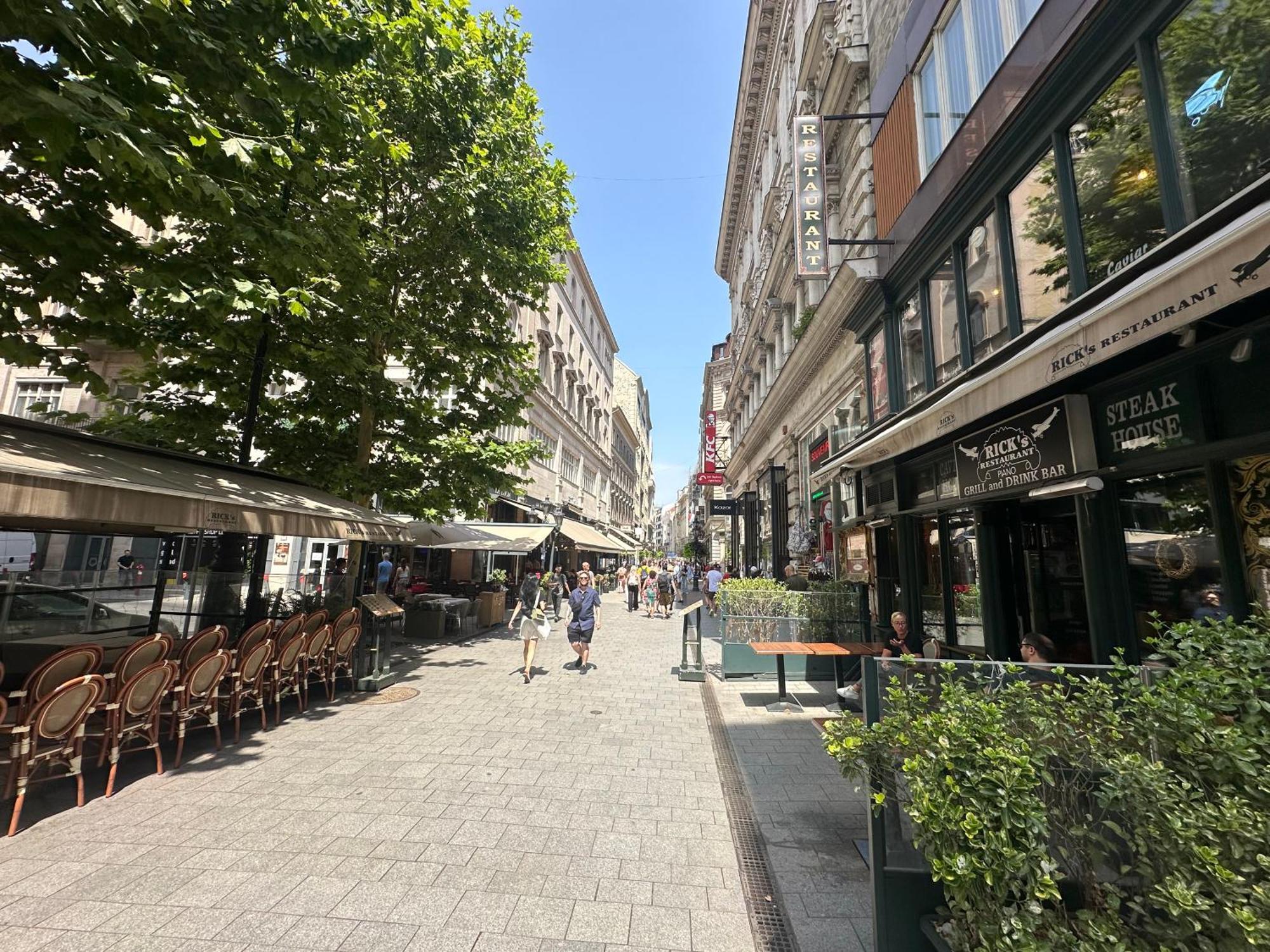 Bright Apartment In The Most Beautiful Street Of Budapest Vaci Street, Fashion Street Exteriör bild